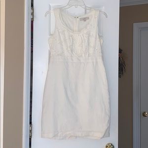 Off-White Linen LOFT Dress